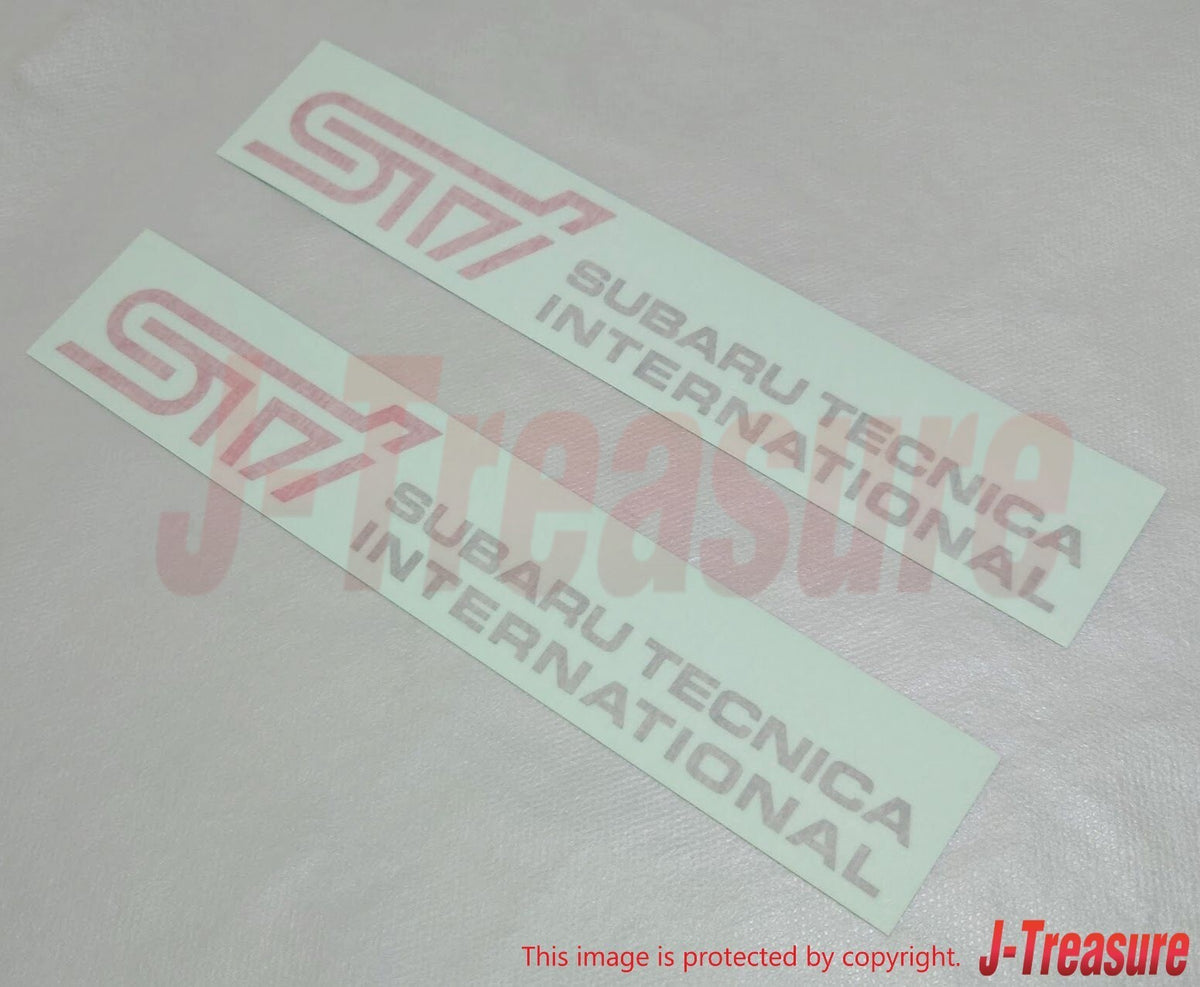 SUBARU Genuine Logo Sticker "Subaru Tecnica International" STSG14100310 OEM