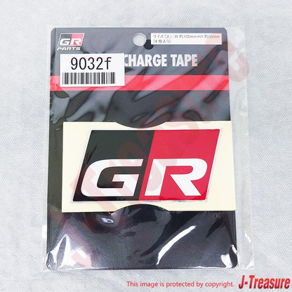 TOYOTA GR SPORT Genuine GR Logo Discharge Tape 100mm x 55mm Set of 4 MS373-00001