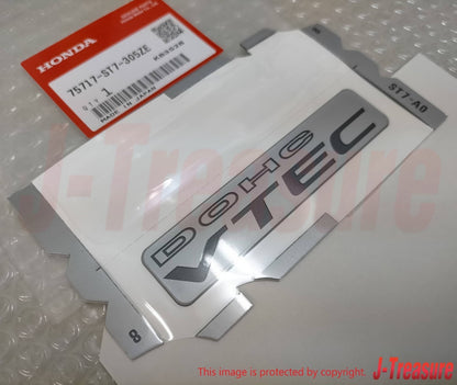 HONDA ACURA INTEGRA DC# 94-01 Genuine Rear Emblem "DOHC VTEC" 75717-ST7-305ZE
