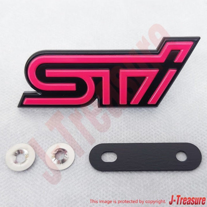 SUBARU IMPREZA WRX STI GDB 02-07 Genuine Front Grill Emblem Badge & Bracket OEM