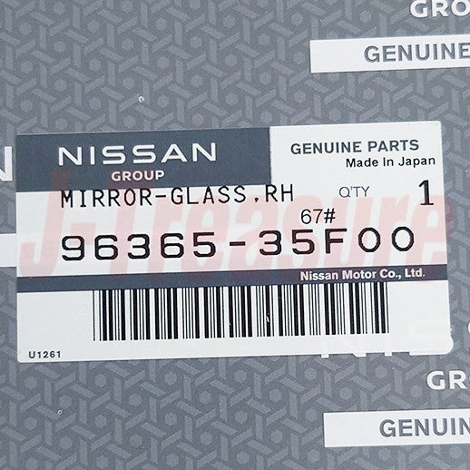 NISSAN SKYLINE GT-R BNR32 GTS HCR32 R32 Genuine Side View Mirror Glass Right OEM