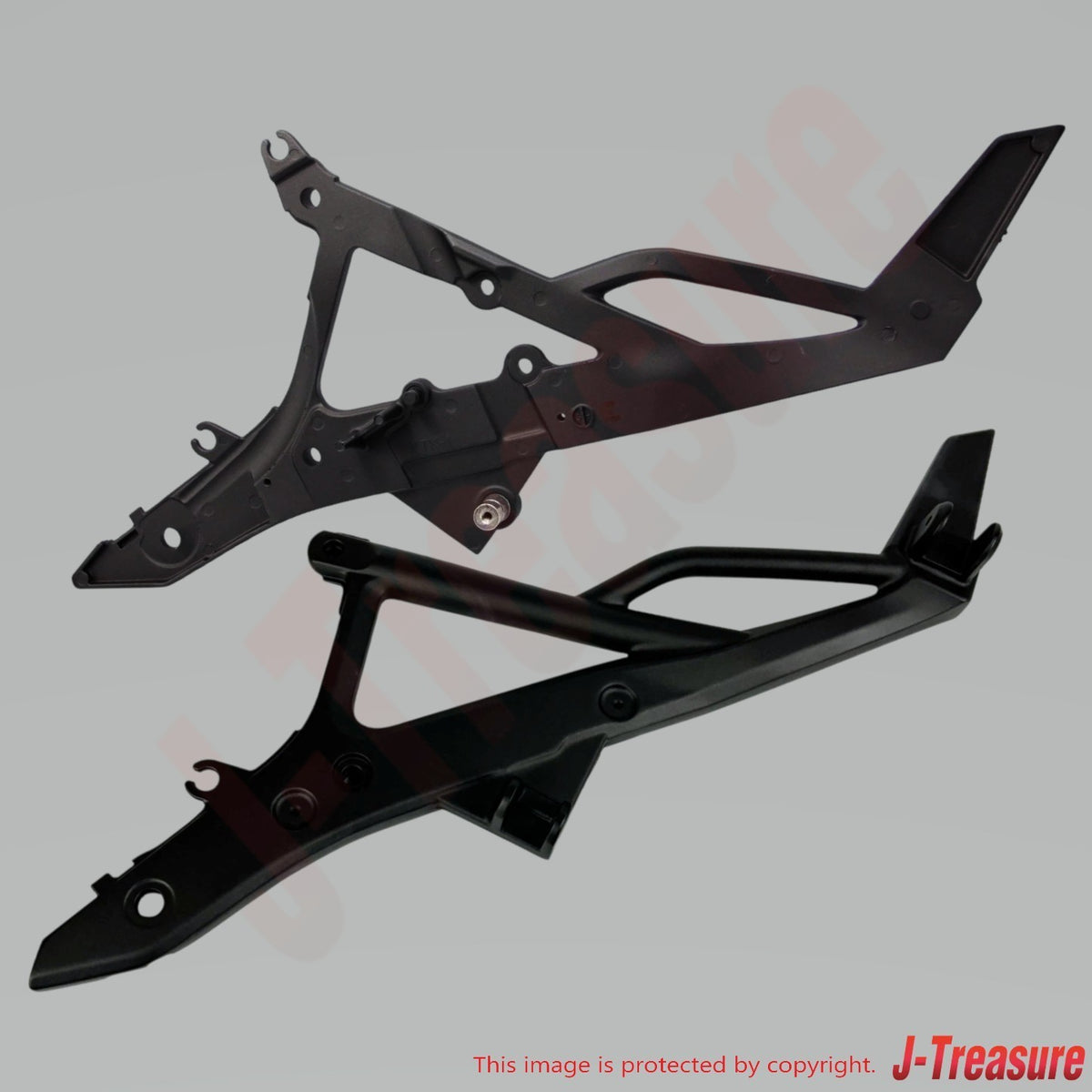 KAWASAKI NINJA 650R EX650C '10-11 Genuine Step Stay F.S.Black RH & LH Set OEM