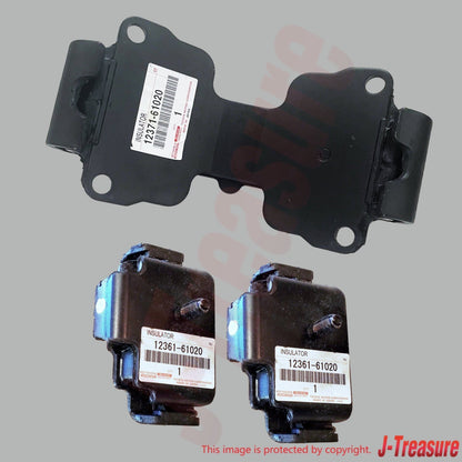 TOYOTA LAND CRUISER FJ40 '81-83 Genuine Eng Mount Insulator Front(x2) & Rear Set