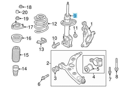 MAZDA CX-5 KE KE2FW 2013-2016 Genuine Front Shock Absorber RH & LH Set OEM