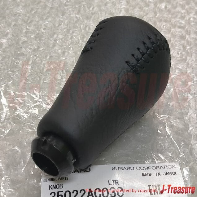 SUBARU IMPREZA WRX STi GC8 Genuine 5-Speed Shift Knob Leather 35022AC030 OEM