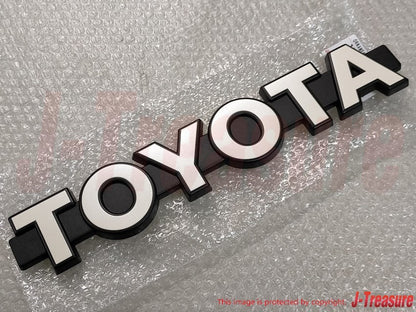 TOYOTA LAND CRUISER FJ60 BJ60 1981-1987 Genuine Front Grille "TOYOTA" Emblem OEM