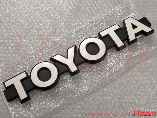 TOYOTA LAND CRUISER FJ60 BJ60 1981-1987 Genuine Front Grille "TOYOTA" Emblem OEM