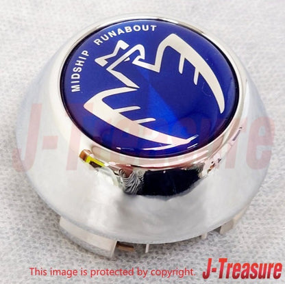 TOYOTA MR2 Spyder MR-S ZZW30 Genuine MIDSHIP RUNABOUT Wheel Center Cap Blue x4