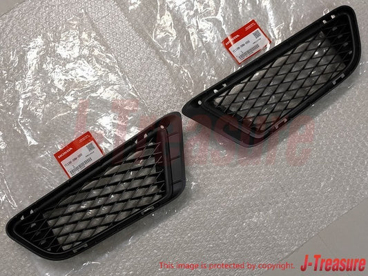 HONDA CIVIC TYPE-R FD2 Genuine Front Bumper Lower Mesh Grille Foglight Cover Set