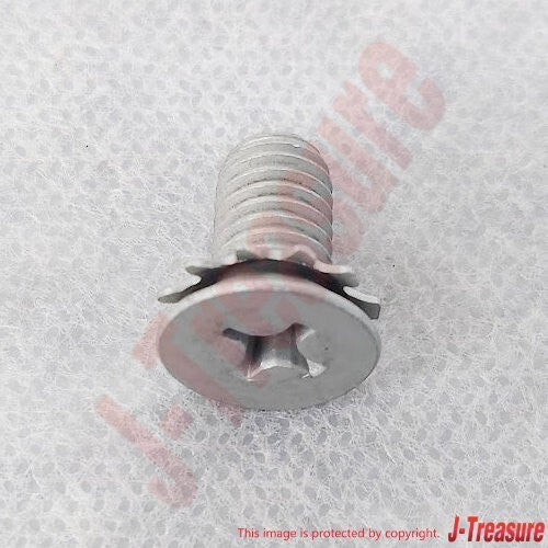 NISSAN 240SX S13 89-94 Genuine Front Door Lock Striker & Screw RH & LH Set OEM