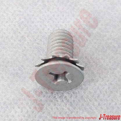 NISSAN 240SX S13 89-94 Genuine Front Door Lock Striker & Screw RH & LH Set OEM