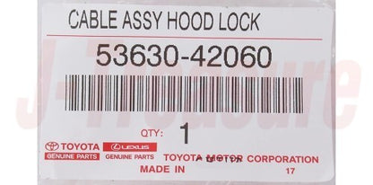 TOYOTA RAV4 ACA21 01-05 Genuine Hood Lock Control Cable 53630-42060 OEM LHD