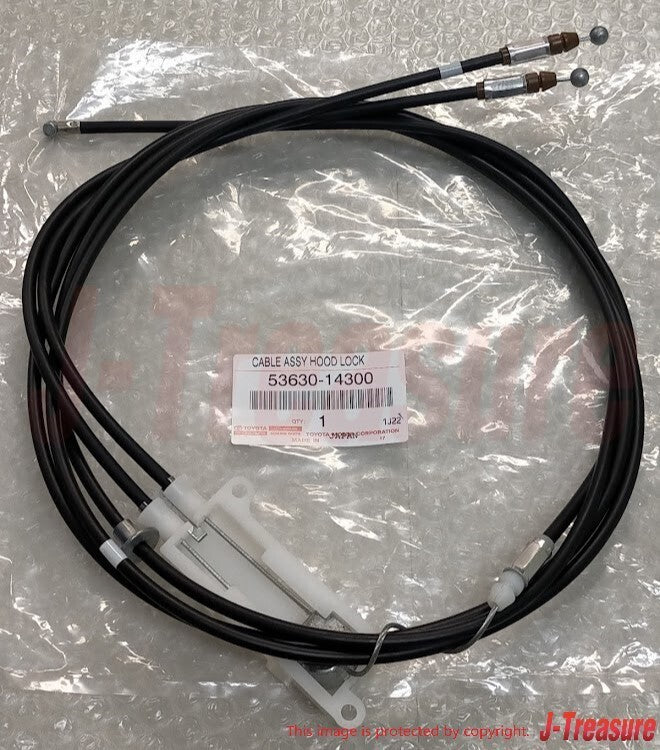 TOYOTA SUPRA JZA80 93-98 RHD Genuine Bonnet Hood Lock Release Control Cable OEM