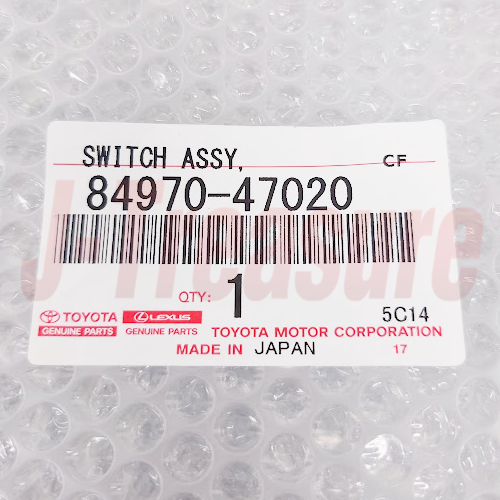 TOYOTA PRIUS V ZVW41 2012-2017 Genuine Combination Switch Assy 84970-47020 OEM