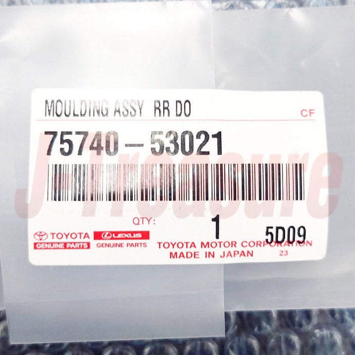 LEXUS IS F USE20 08-14 Genuine FRONT & Rear Door Belt Moulding RH & LH Set OEM