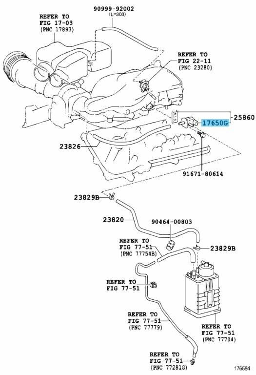 TOYOTA LEXUS Genuine Duty Vacuum Switching Valve 90910-12276 OEM