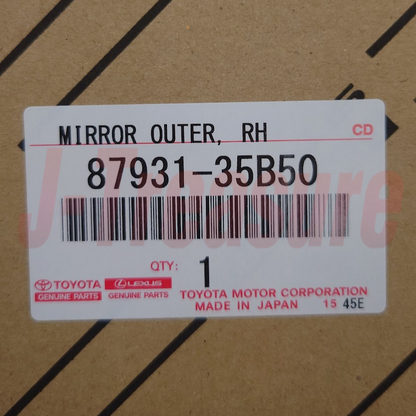 TOYOTA FJ CRUISER GSJ15 GSJ15W Genuine Outer Rear View Mirror RH & LH Set OEM