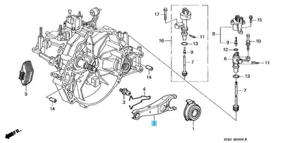 HONDA ACCORD CD# CF# 1993-2002 Genuine Clutch Release Fork 22821-P0S-000 OEM