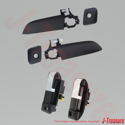 TOYOTA HIACE KDH220 06-13 Genuine Fr/Rr Door Outside Handle & Cover RH & LH set