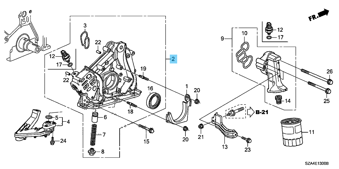 HONDA ACURA RLX AC1 2014-2020 J35Z Genuine Oil Pump Assy 15100-R70-A02 OEM