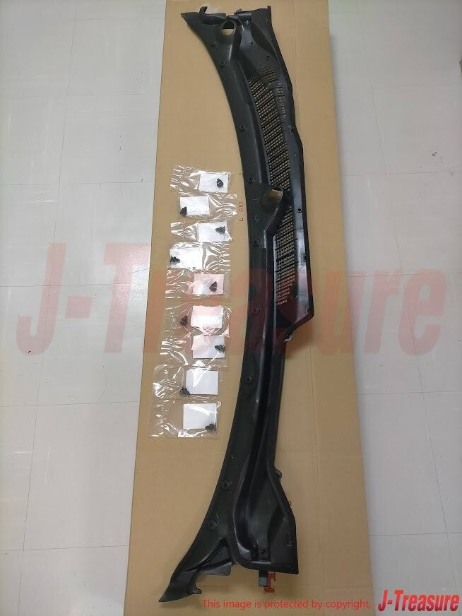 HONDA CIVIC TYPE-R EK9 EK 3D RHD Genuine Cowl Top 74200-S04-000 & 9 Clip Set OEM