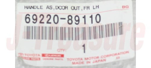 TOYOTA HILUX Pickup LN106 Genuine Fr/Door Outside Handle LH 69220-89110 OEM