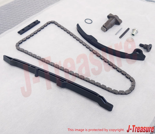 KAWASAKI KX250F 2017-2018 Genuine Tensioner & Guide & Chain & Bolt Set OEM
