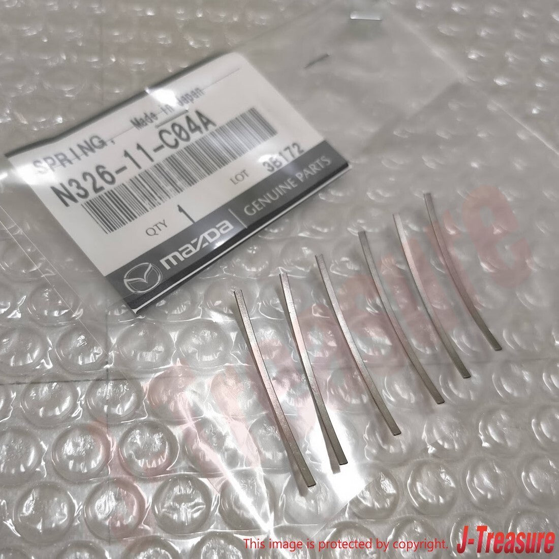 MAZDA RX-7 RX7 FC3S FD3S Genuine 13B Apex Seal Spring Set of 6 N326-11-C04A OEM