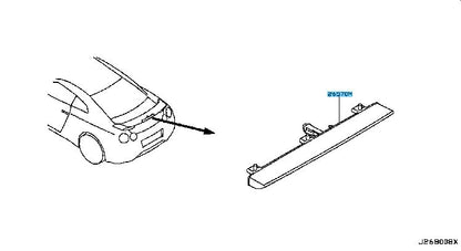 NISSAN GT-R R35 '09-21 '23-24 Genuine High Mounting Stop Lamp Assy 26590-JF00B