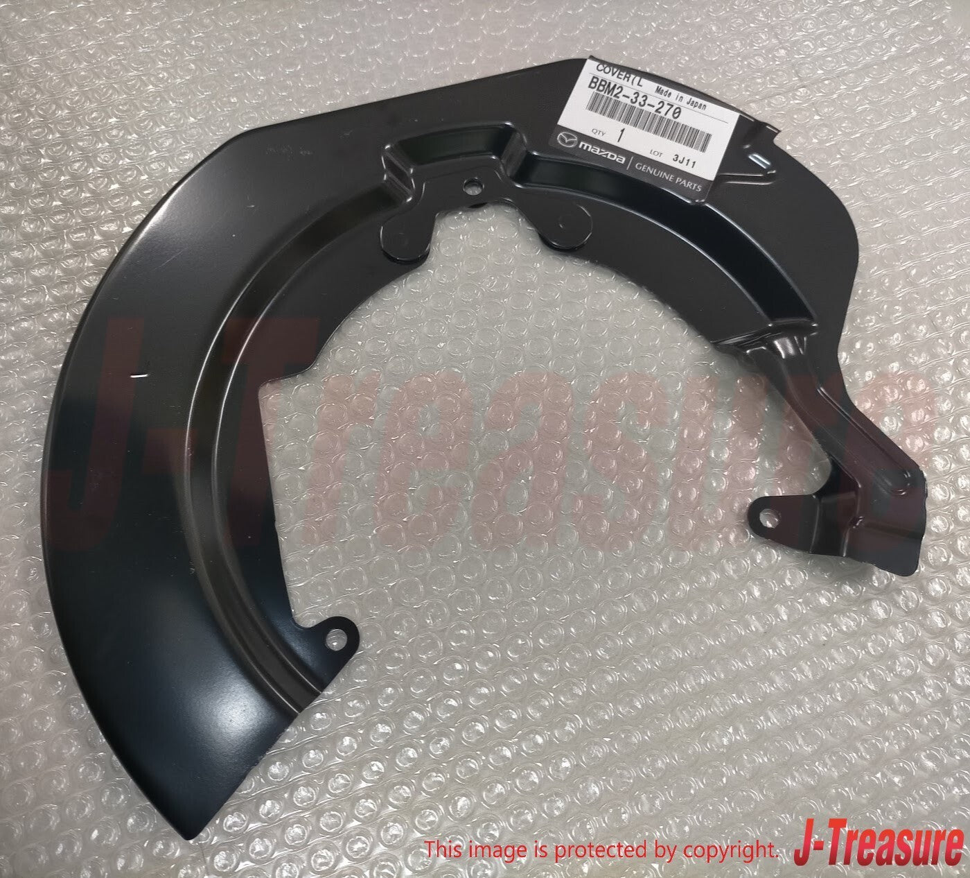 MAZDA MAZDA3 BK BL 08-13 Genuine Front Brake Splash Shield LH BBM2-33-270 OEM