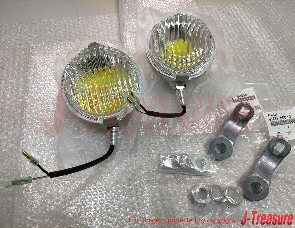 TOYOTA LAND CRUISER 40 Series Genuine Fog Lamp & Bracket Right & Left Set OEM