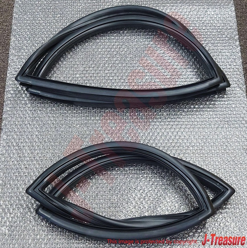 TOYOTA LAND CRUISER 70 Genuine Back Door Glass Weatherstrip RH & LH Set OEM