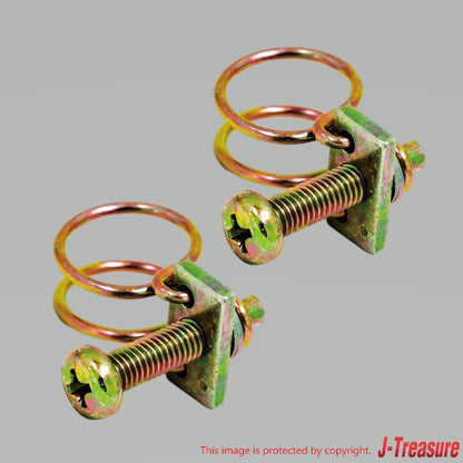 NISSAN SENTRA B14 1982-1986 Genuine Fuel Hose Clamp 08723-11400 x2 Set OEM