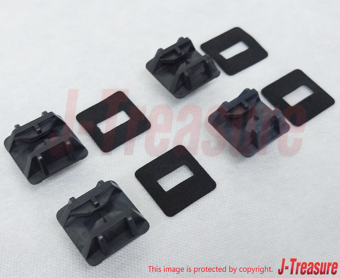 SUBARU SAMBAR KS3 91-99 Genuine Front Bumper Clip bracket 57750TA040 OEM x4 set