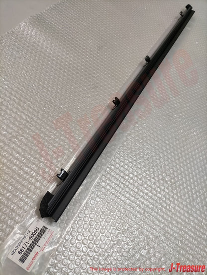 TOYOTA 4RUNNER '10-22 Genuine F & R Door Glass Inner Weatherstrip RH & LH Set