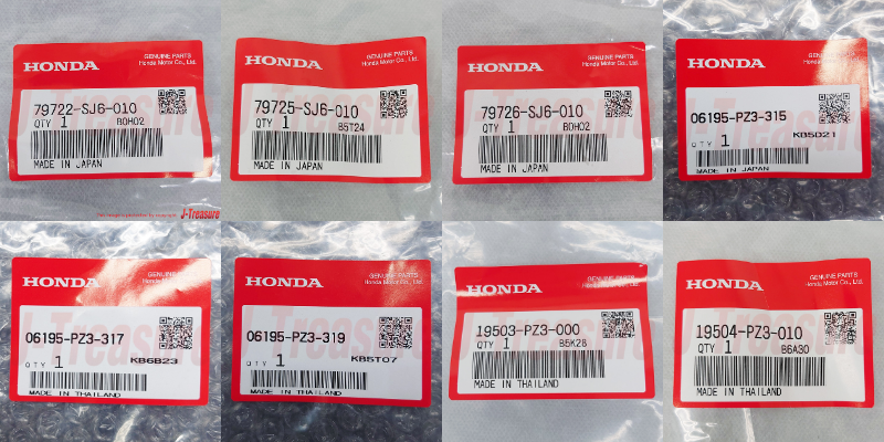 HONDA ACTY TRUCK HA3 HA4 89-99 Genuine Radiator Heater Water Hose 8pcs Set OEM