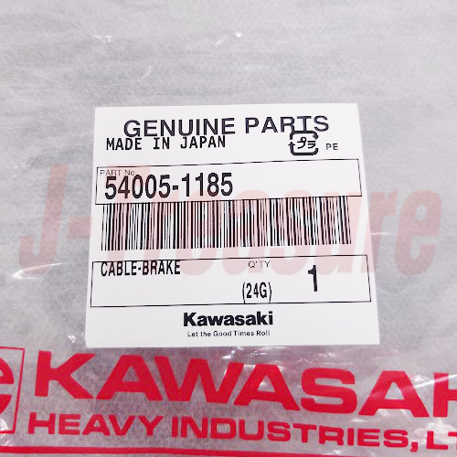KAWASAKI VULCAN 500 LTD EN500 96-09 Genuine Brake Cable 54005-1185 OEM