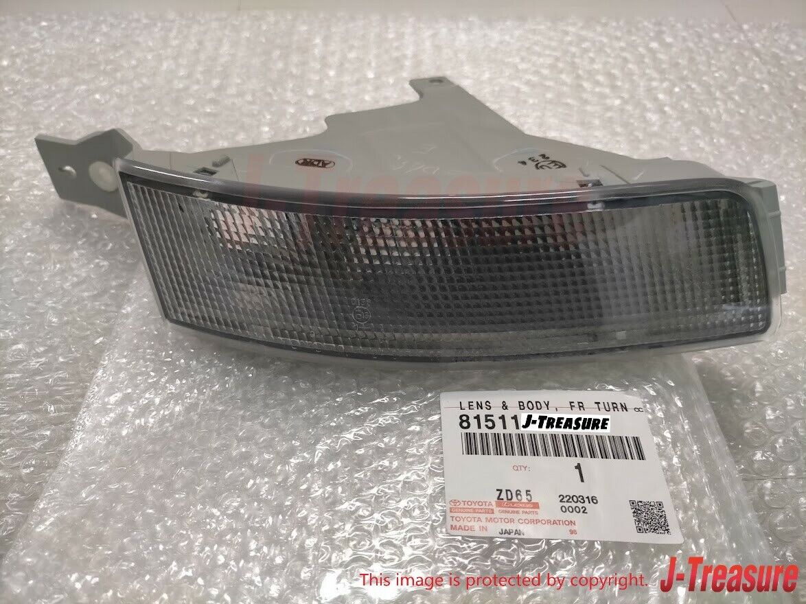 TOYOTA MR2 SW20 SW20L Genuine Front Turn Signal Lamp Right & Left Clear Lens OEM