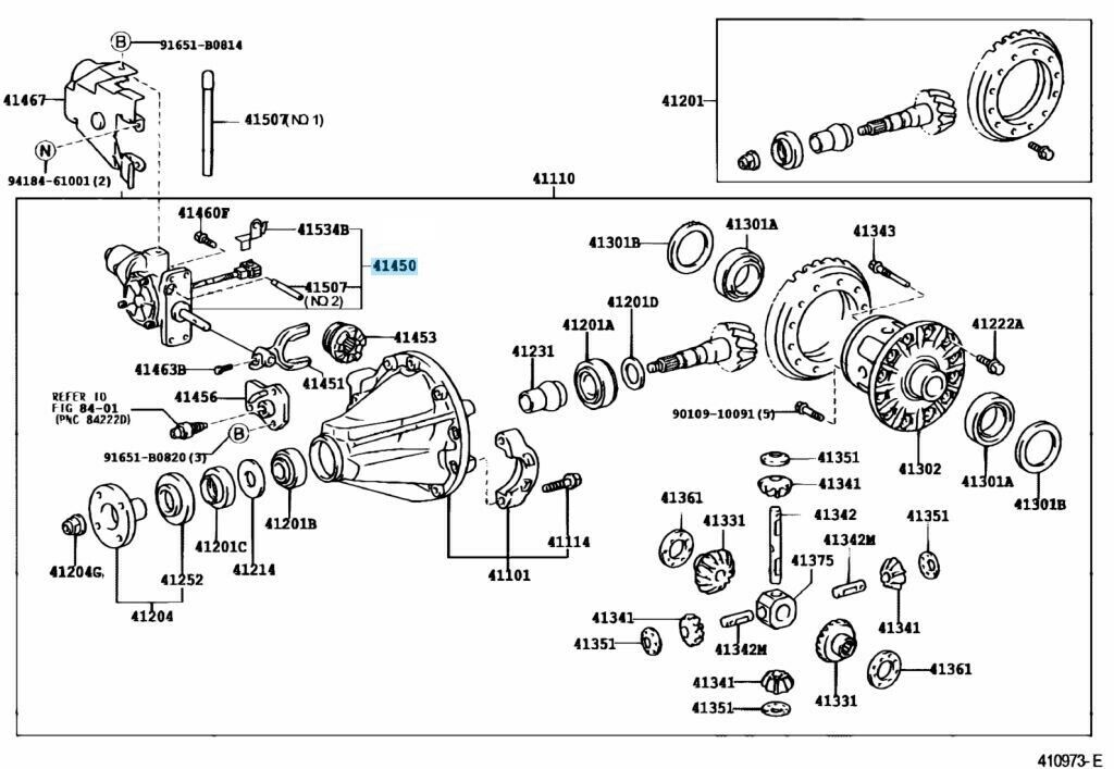 TOYOTA LAND CRUISER PRADO LEXUS LX450 Genuine Differential Lock Actuator OEM