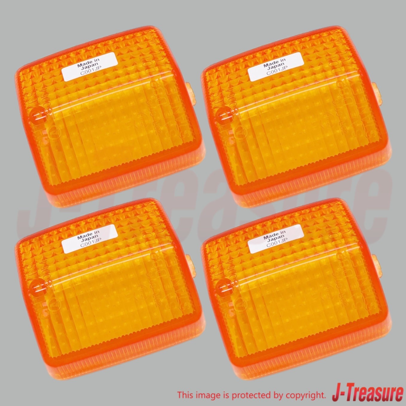 HONDA XR650L '93-09 '12-25 Genuine Turn Signal Lens 33402-MGW-305 x4 Set OEM