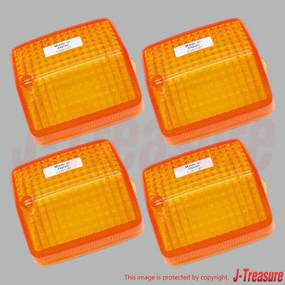 HONDA XR650L '93-09 '12-25 Genuine Turn Signal Lens 33402-MGW-305 x4 Set OEM