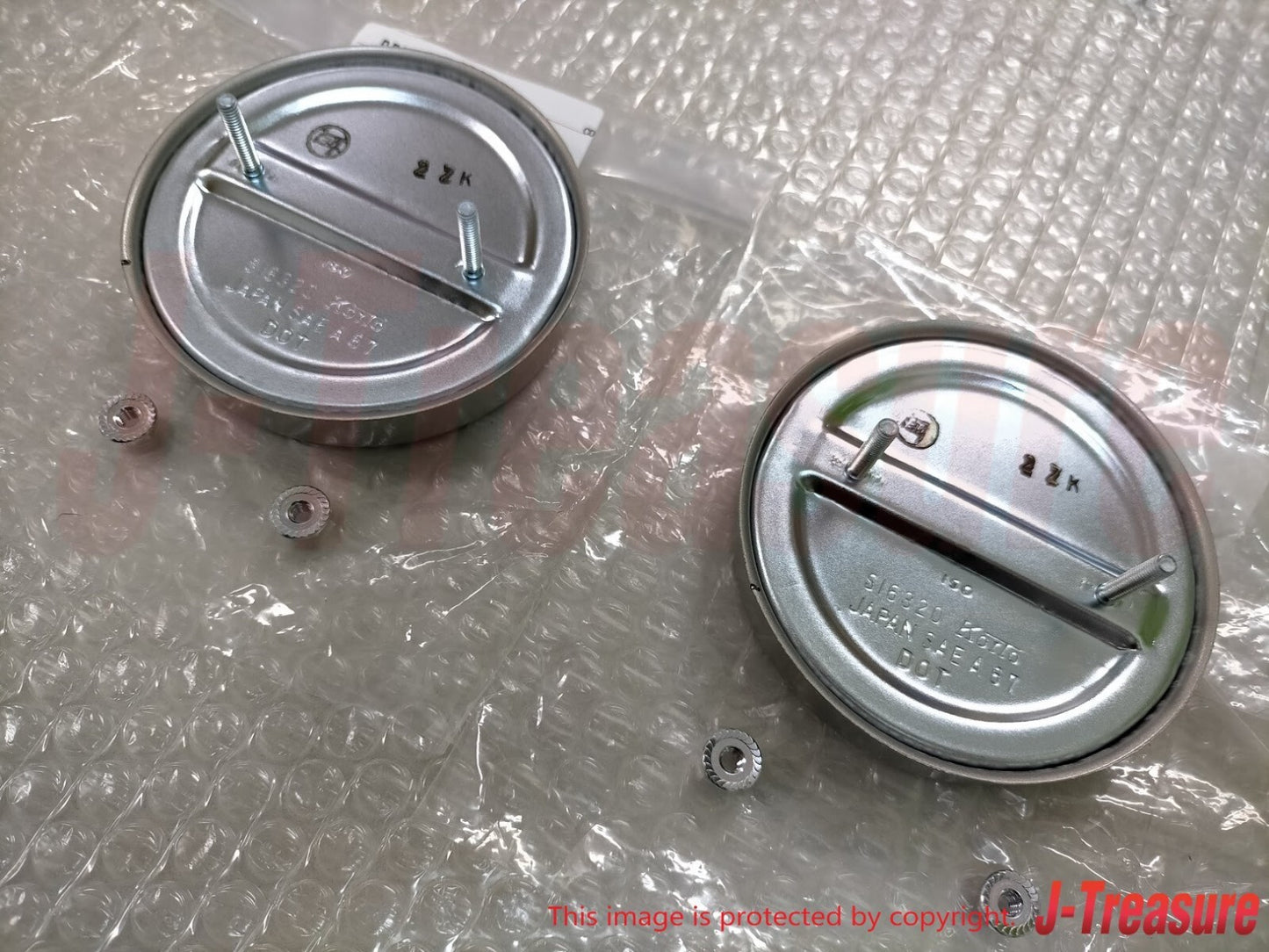 TOYOTA LAND CRUISER FJ40 FJ42 FJ43 58-73 Genuine Reflector Lens 2pcs Set OEM