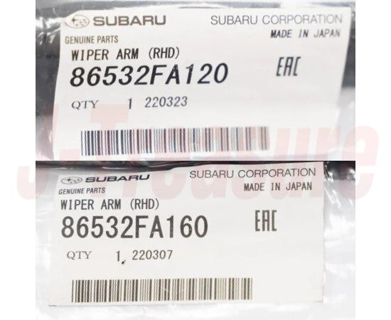 SUBARU IMPREZA GC GF 97-00 Genuine Windshield Wiper RH & LH Arm Assy Set OEM RHD