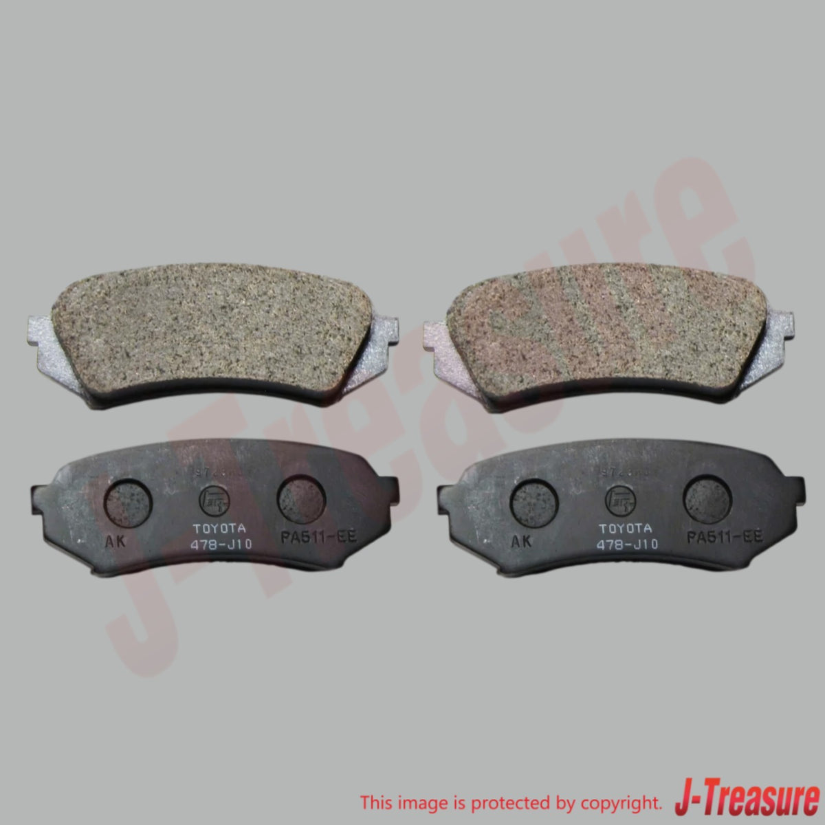 TOYOTA LEXUS LX470 UZJ100 '98-07 Genuine Rear Brake Disc(x2) & Brake Pad Set