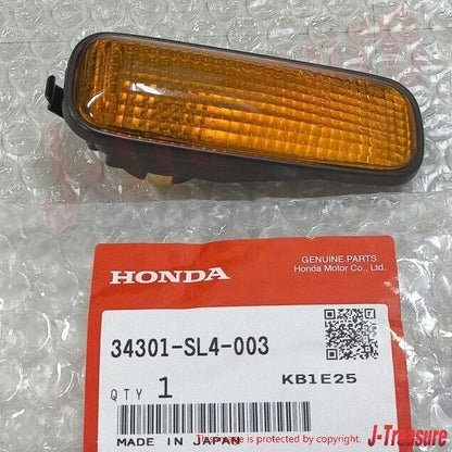 HONDA CIVIC EK4 EK9 Genuine Front Fender Side Turn Marker Lamp Orange Set OEM