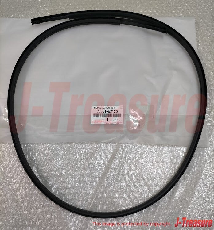 TOYOTA YARIS '06-11 Genuine Roof Drip Moulding 3D 4D Hatchback RH & LH Set OEM