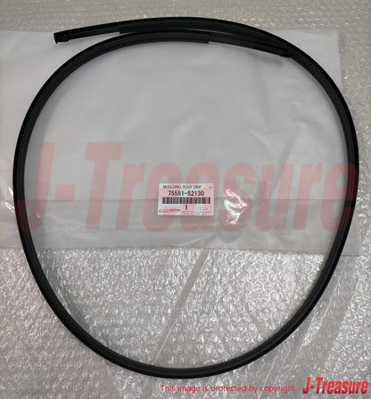 TOYOTA YARIS '06-11 Genuine Roof Drip Moulding 3D 4D Hatchback RH & LH Set OEM