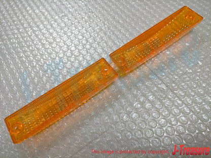 MAZDA RX-7 RX7 FC3S Genuine Front Side Marker Turn Signal Ramp Lens Set of 2 OEM
