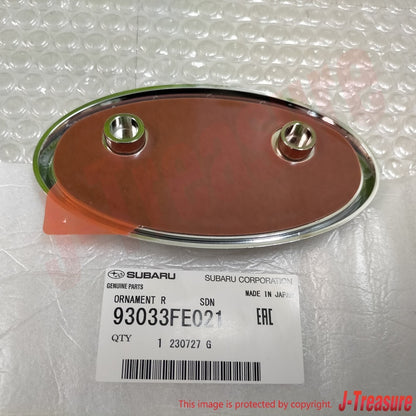 SUBARU IMPREZA WRX STI GDB 06-07 Genuine Subaru Oval Rear Emblem 93033FE021 OEM