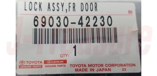 TOYOTA RAV4 ASA/GSA33 06-18 Genuine Front Door Lock Assy W/Motor RH 69030-42230